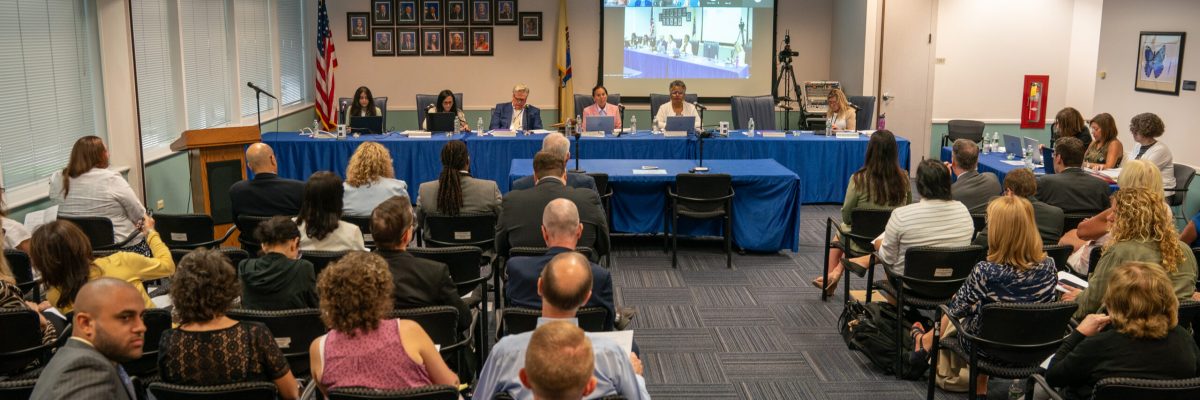 State Board of Education meeting inside the New Jersey Department of Education building in Trenton on Wednesday, August 2, 2023.